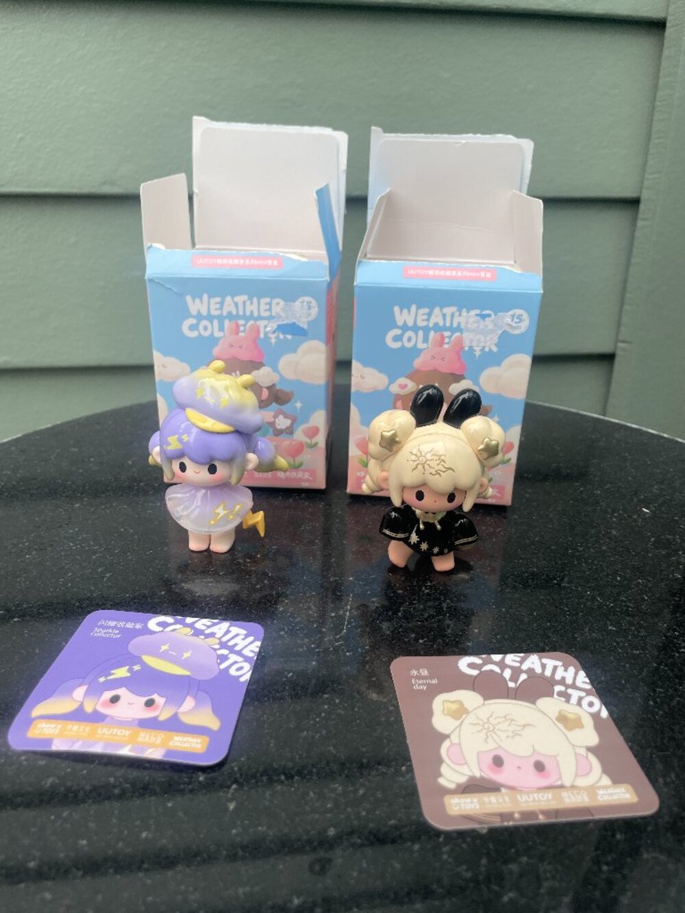 UUTOY Weather Collector Sparkle Collector Eternal Day Figures Lot of 2